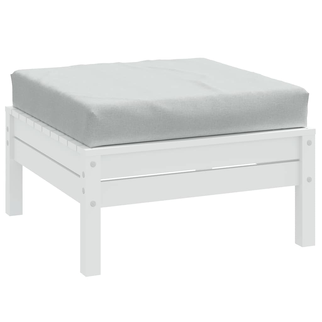 vidaXL Cojín para sofá de palets tela gris claro melange 60x60x9,5 cm