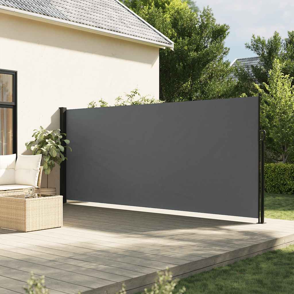 vidaXL Toldo lateral retráctil antracita 180x300 cm
