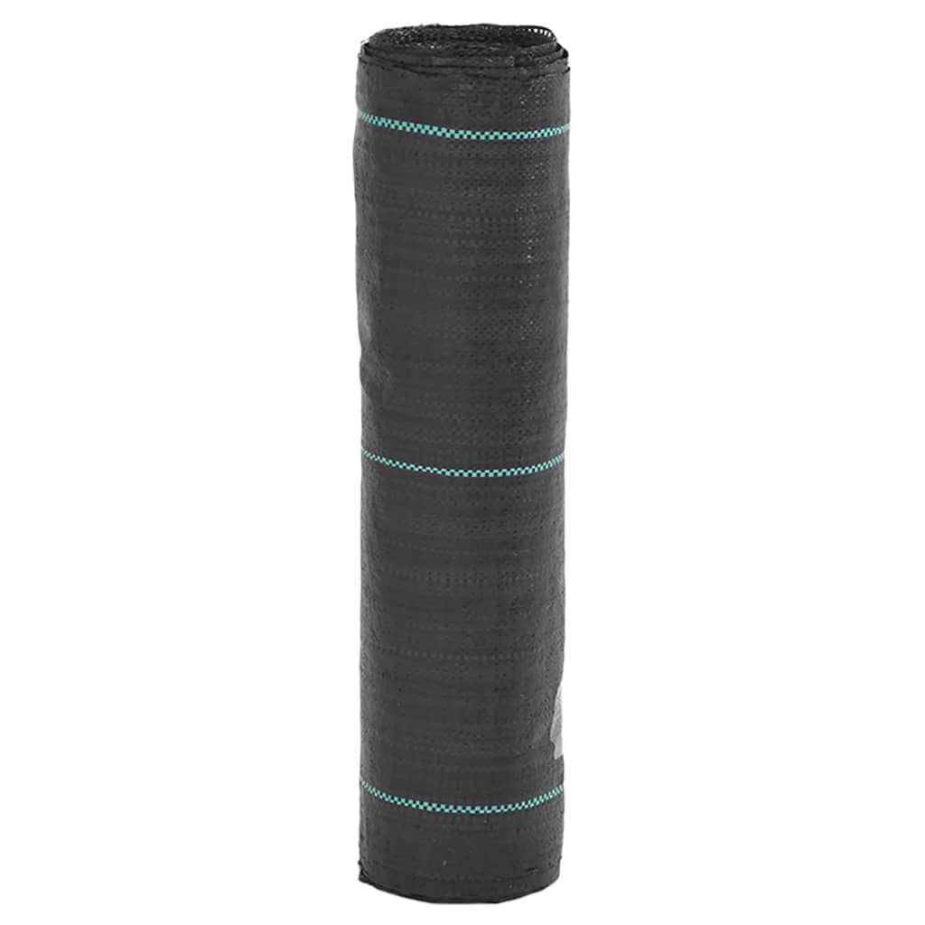 vidaXL Membrana para malezas PP negra 0,5x200 m