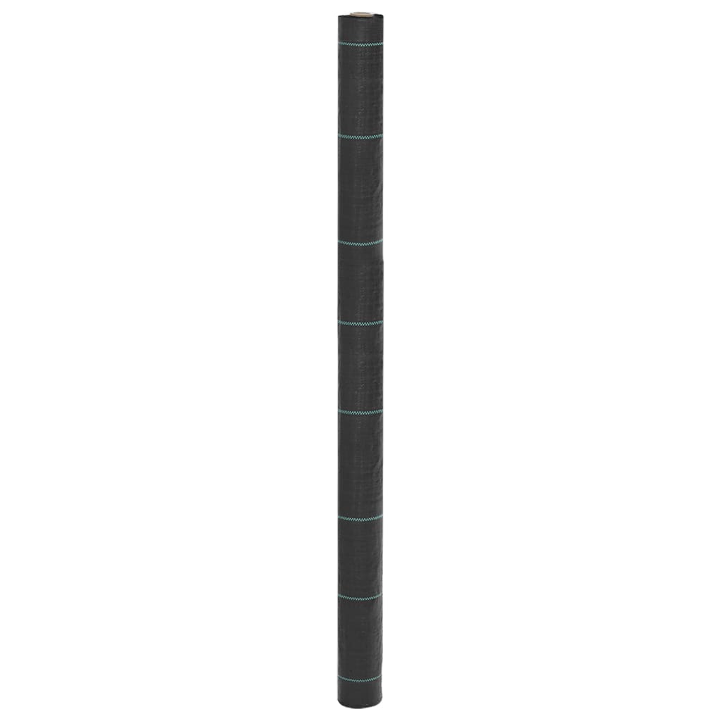vidaXL Membrana para malezas PP negra 1,5x200 m