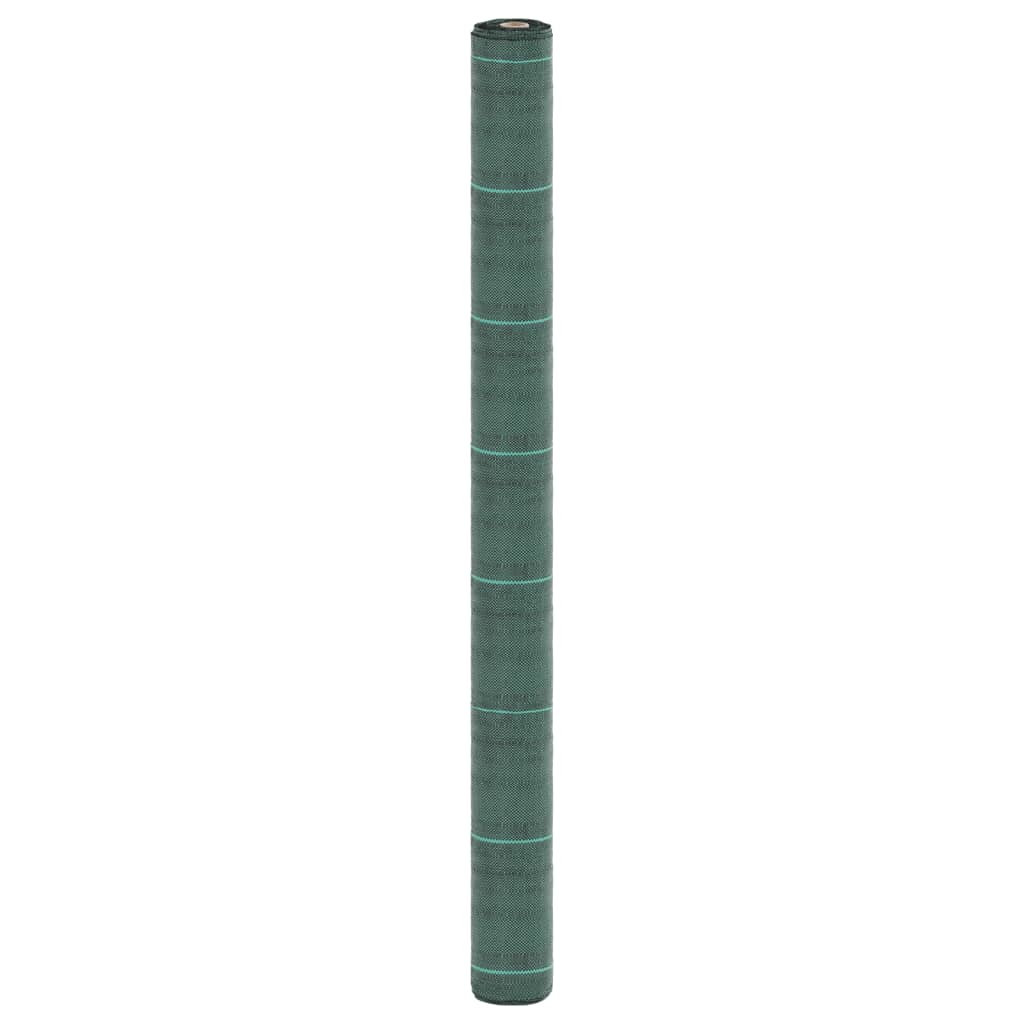 vidaXL Membrana de malezas PP verde 1,5x50 m