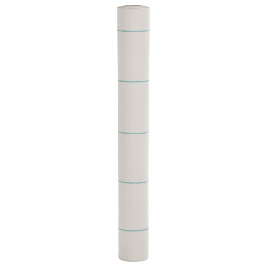 vidaXL Membrana de malezas PP blanca 1x100 m