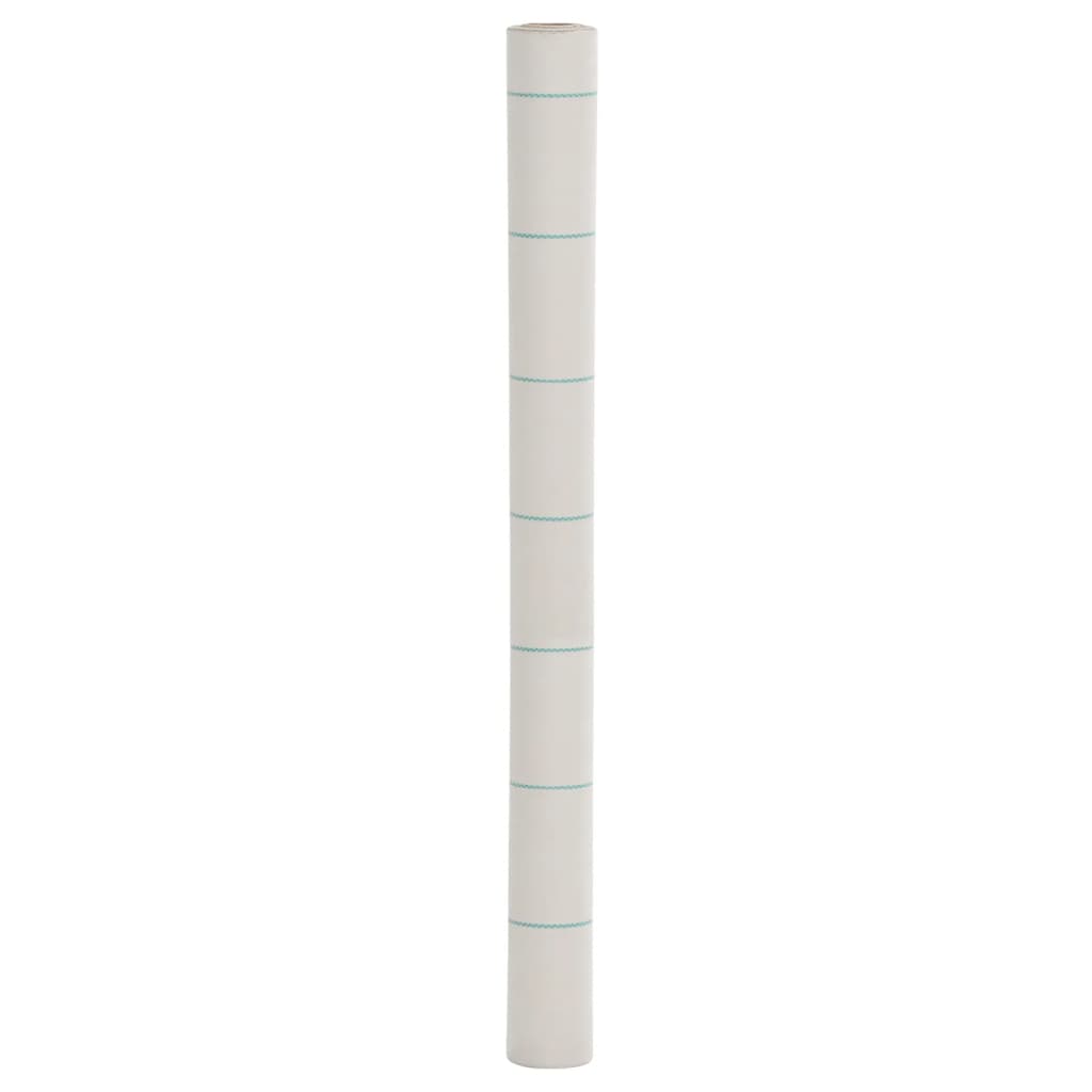 vidaXL Membrana de malezas PP blanca 1,5x100 m