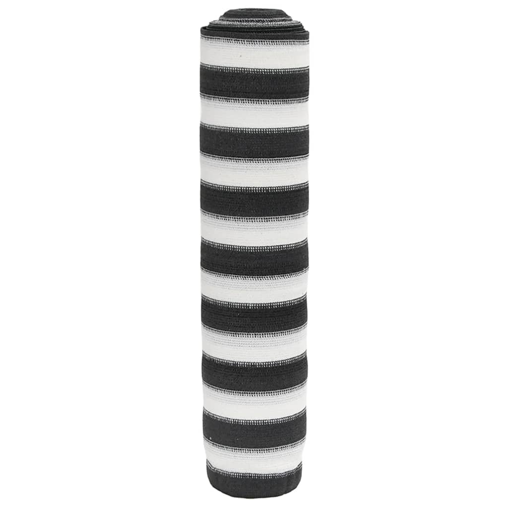 vidaXL Red de privacidad HDPE gris antracita y blanco 1,8x50 m 75 g/m²