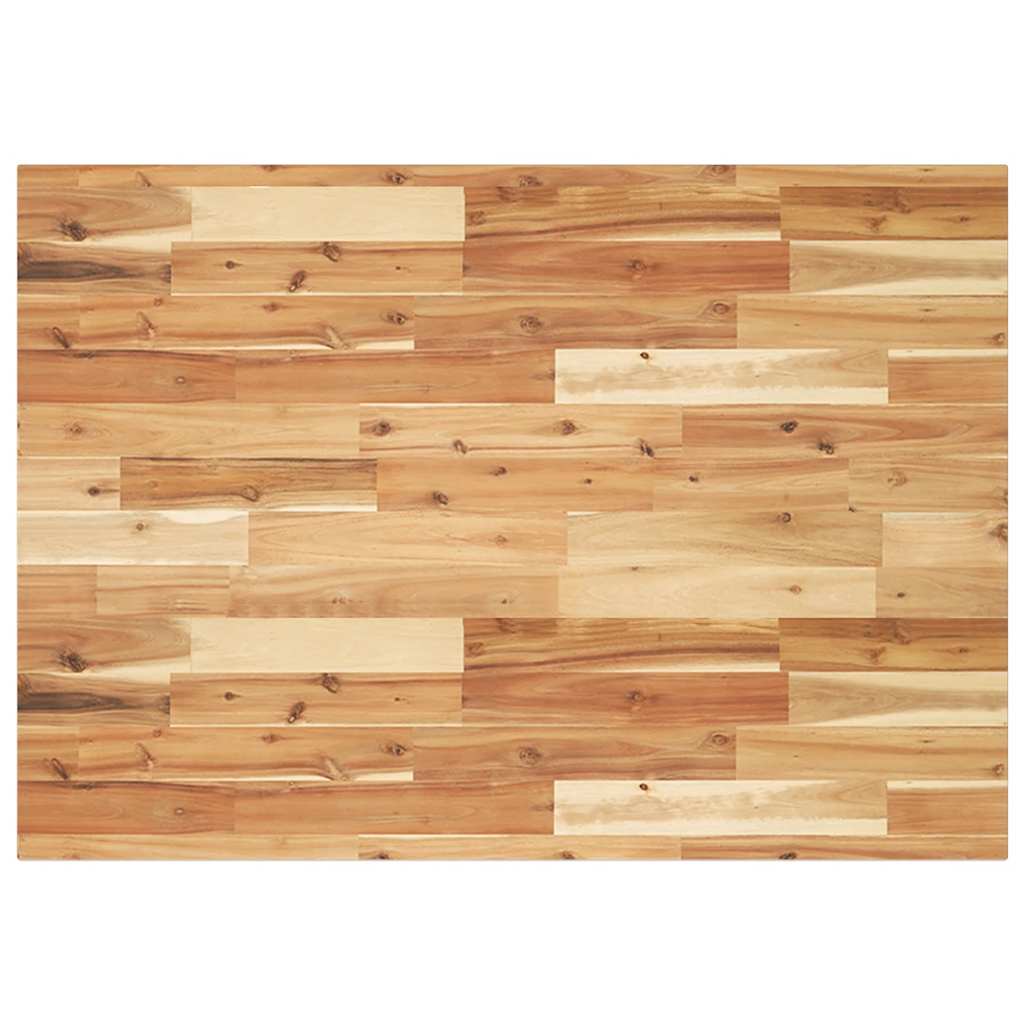vidaXL Tablero escritorio madera maciza acacia sin tratar 100x70x2 cm