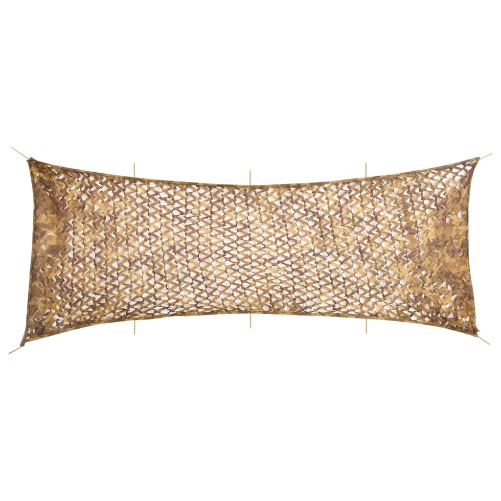 vidaXL Red de camuflaje con bolsa de almacenamiento arena 833x297 cm