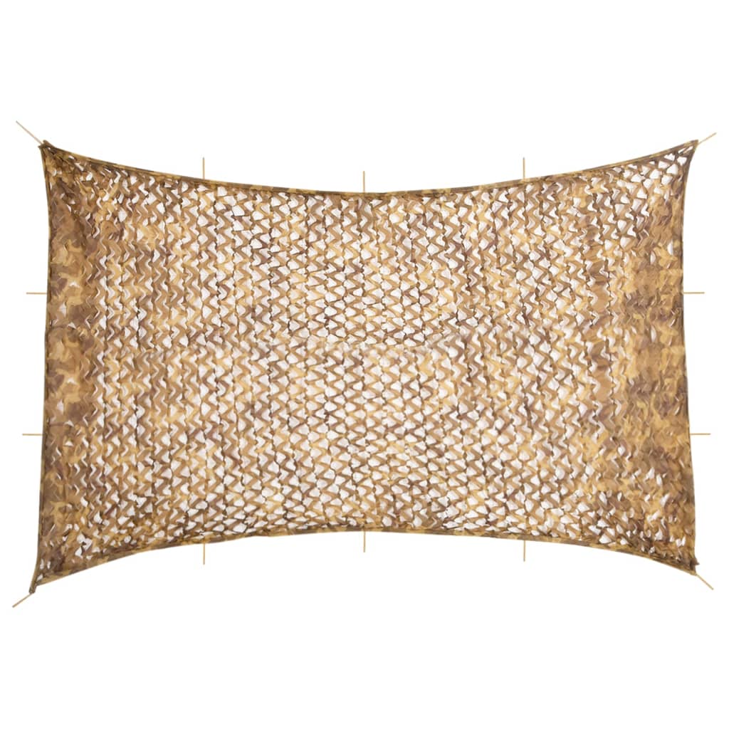 vidaXL Red de camuflaje con bolsa de almacenamiento arena 833x609 cm