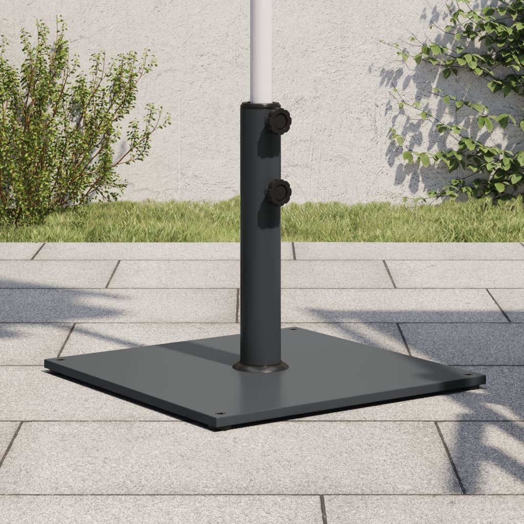 vidaXL Base de sombrilla redonda para palos de Ø32/38/48 mm 25 kg