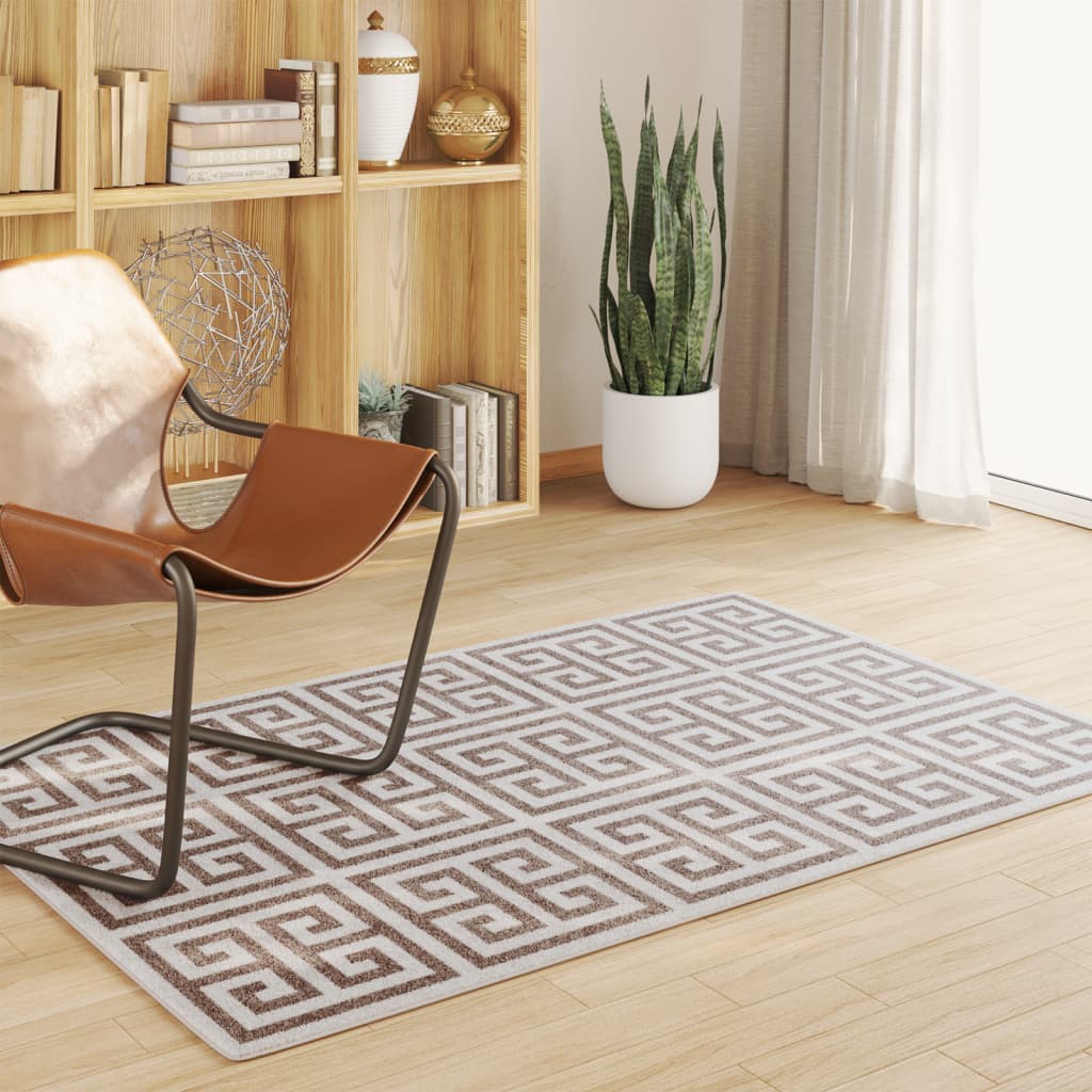 vidaXL Alfombra interior exterior pelo corto 120x180 cm