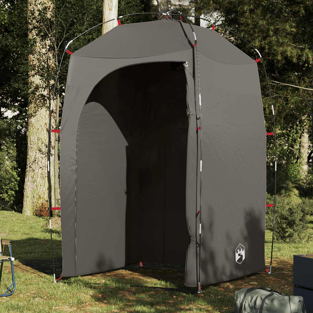 vidaXL Tienda de ducha impermeable marrón