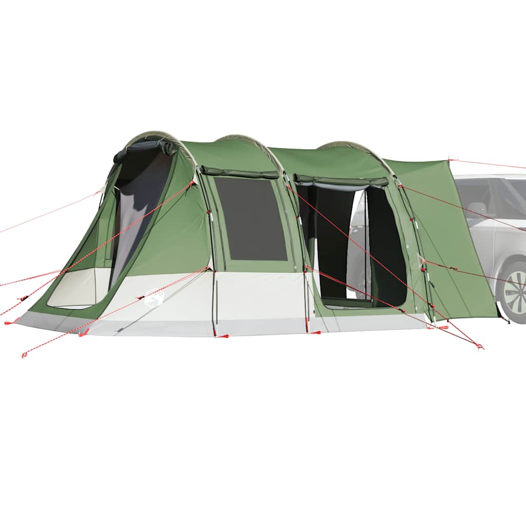 vidaXL Tienda de campaña para coche para 2 personas impermeable verde
