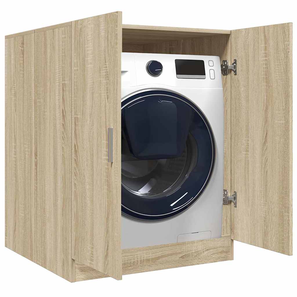 vidaXL Armario de lavadora roble Sonoma 70,5x71,5x91,5 cm