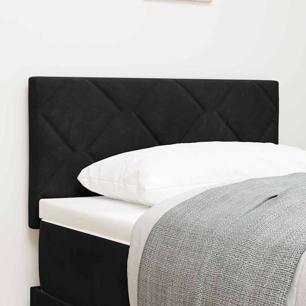 vidaXL Cabecero LED Negro 80 cm Terciopelo