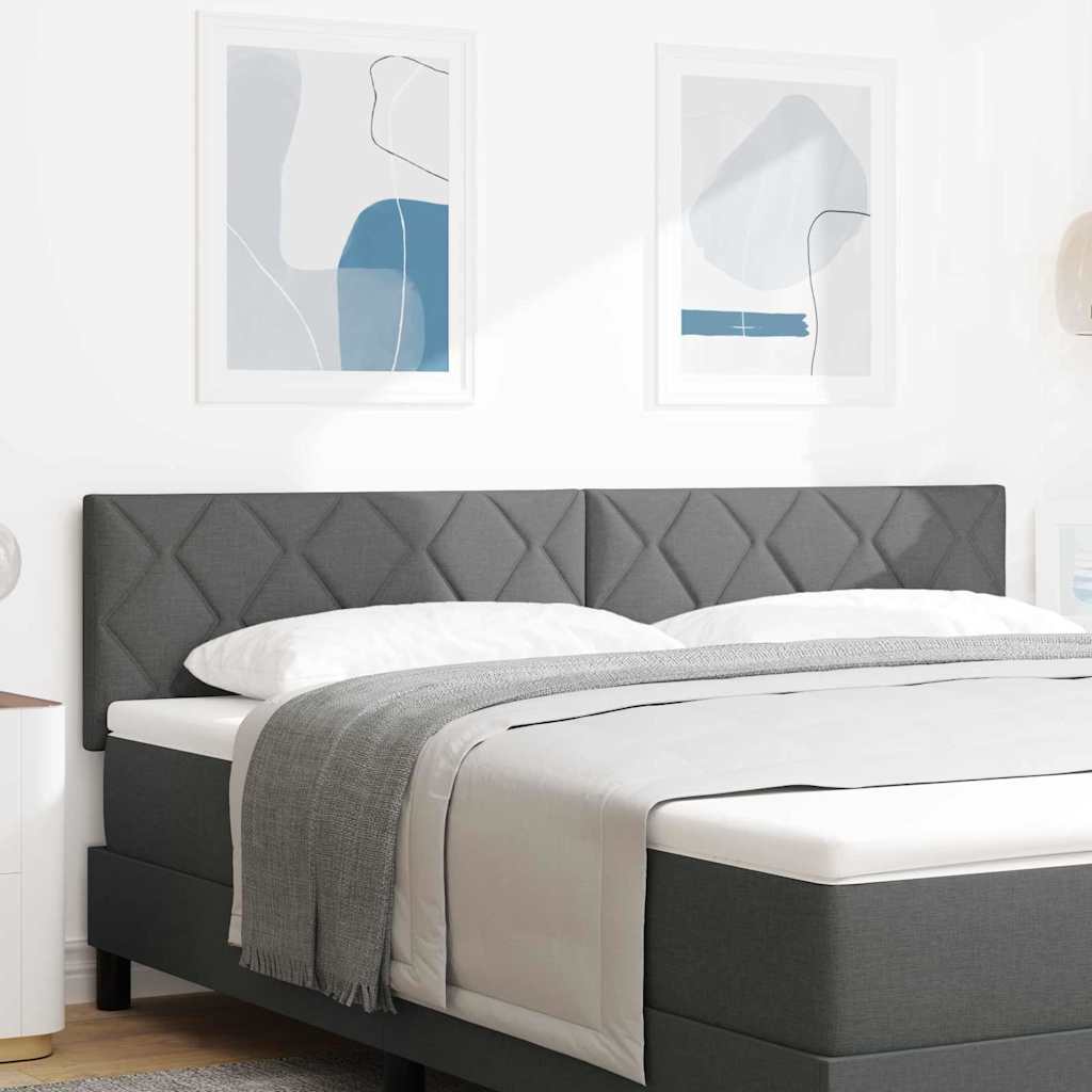 vidaXL Cabecero LED Gris 180 cm tela