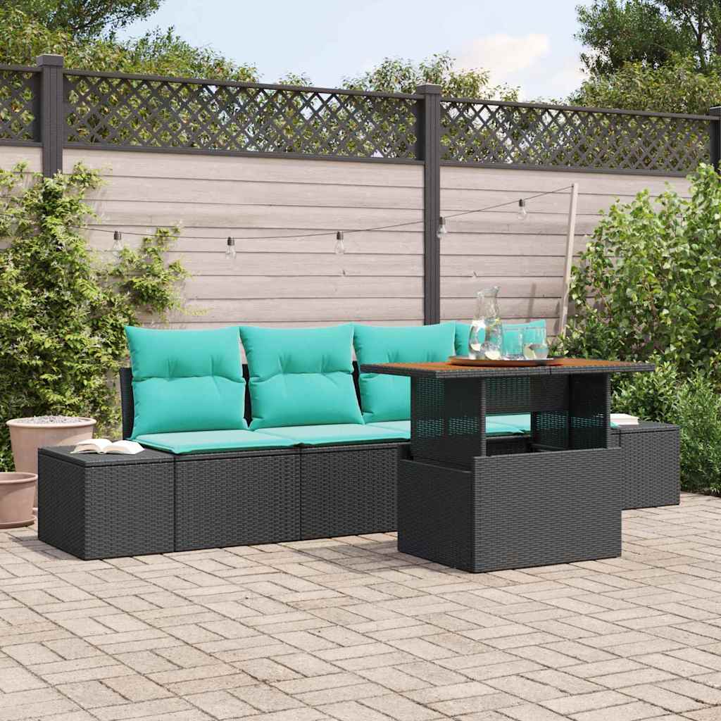 vidaXL Conjunto de Comedor de Jardín 5 uds. 4-Número de plazas