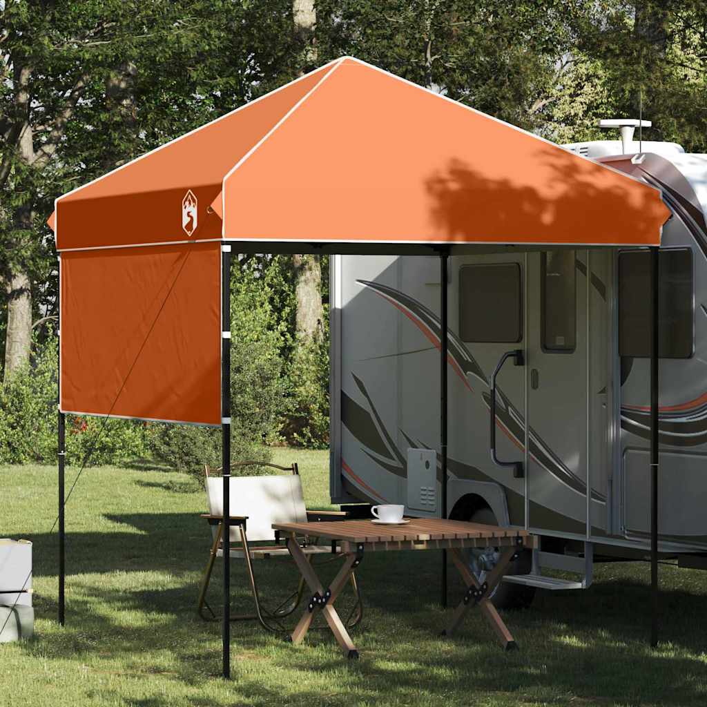 vidaXL Carpa Dosel 194 x 194 x 251 cm Naranja Tela
