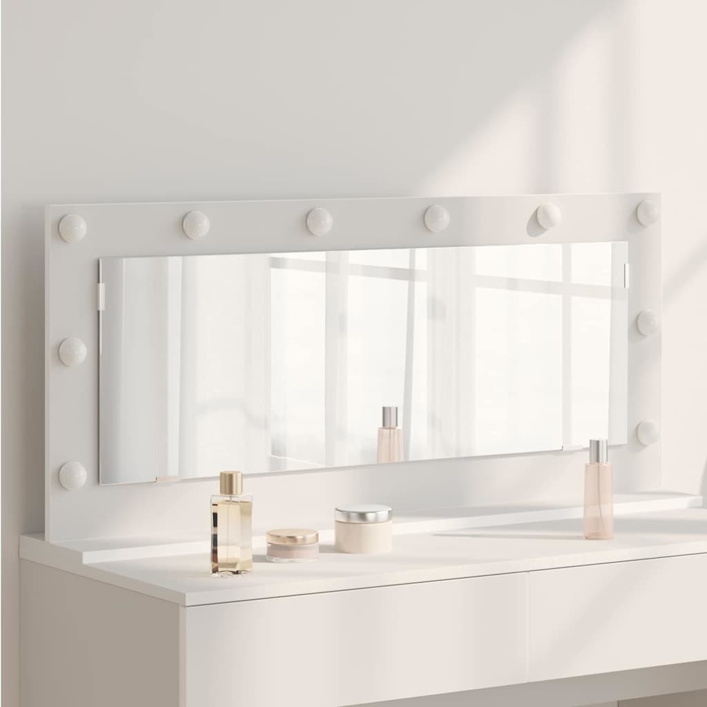 vidaXL Espejo de Tocador Rectangular con espejo 100 x 45 x 18 cm