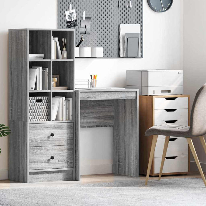 vidaXL Escritorio Gris Sonoma 60 x 40 x 76 cm