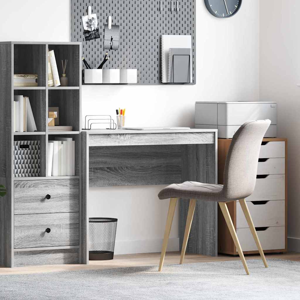 vidaXL Escritorio Gris Sonoma 90 x 40 x 76 cm