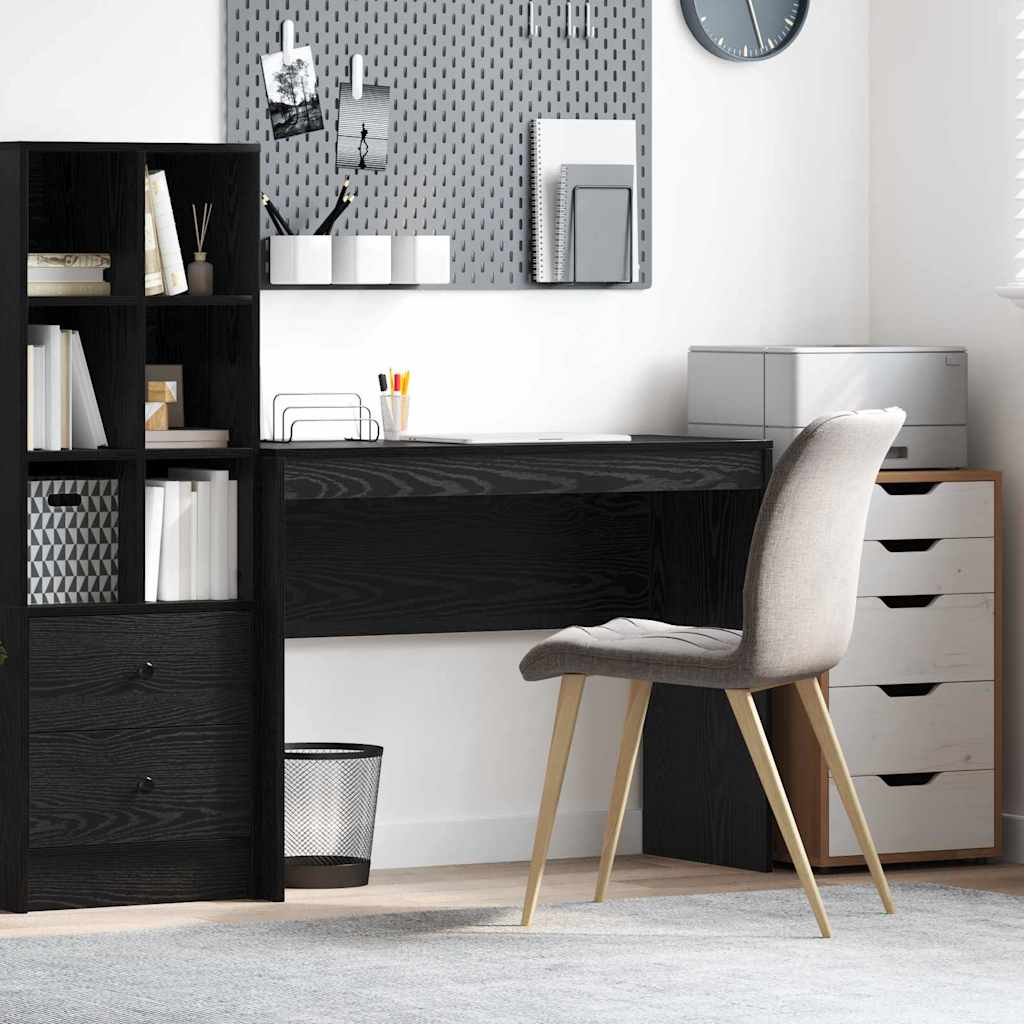 vidaXL Escritorio Roble Negro 100 x 40 x 76 cm