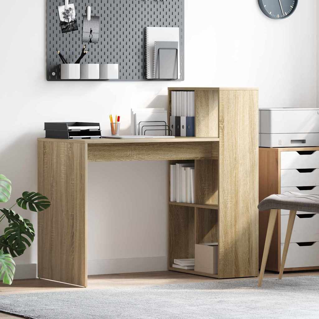 vidaXL Escritorio Roble Sonoma Madera de ingeniería