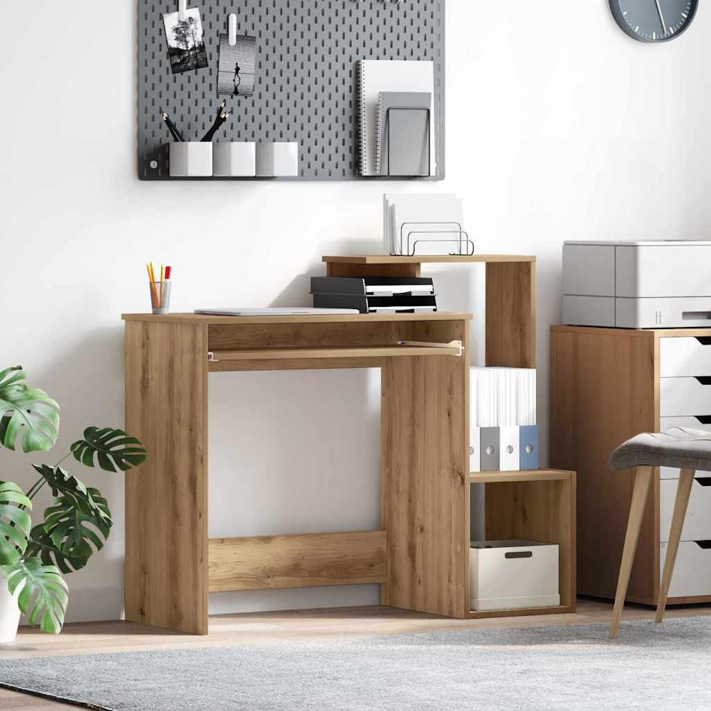 vidaXL Escritorio Roble artisan 106 x 41 x 88.5 cm