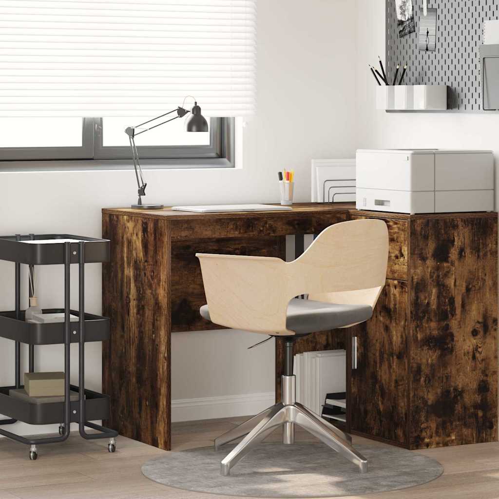 vidaXL Escritorio Roble ahumado Madera de ingeniería 102 x 50 x 75 cm