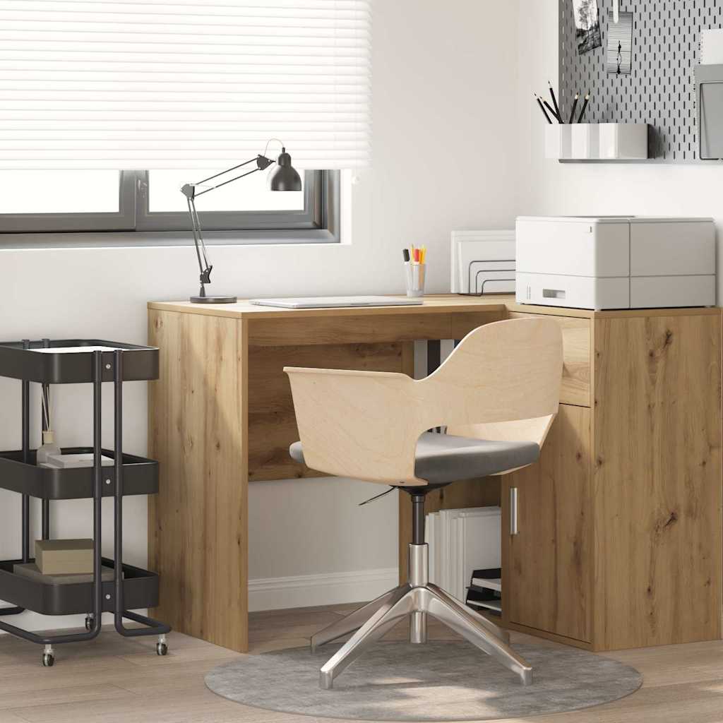vidaXL Escritorio Roble artisan Madera de ingeniería 102 x 50 x 75 cm