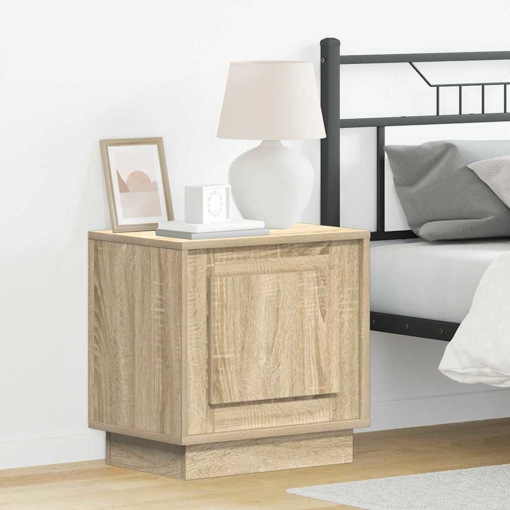 vidaXL Armario de Noche 2 uds. Roble Sonoma 44 x 34,5 x 45 cm