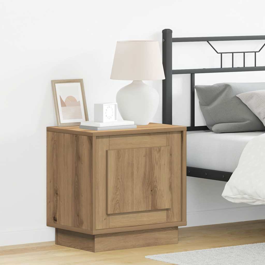 vidaXL Armario de Noche Roble artisan 44 x 34,5 x 45 cm