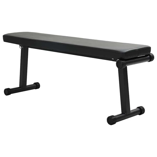 vidaXL Banco de Pesas Manual Negro 108 x 27 x 41 cm