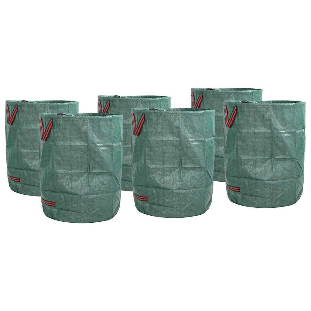 vidaXL Bolsas de Desechos de Jardín 12 uds. 300 l Verde Polipropileno