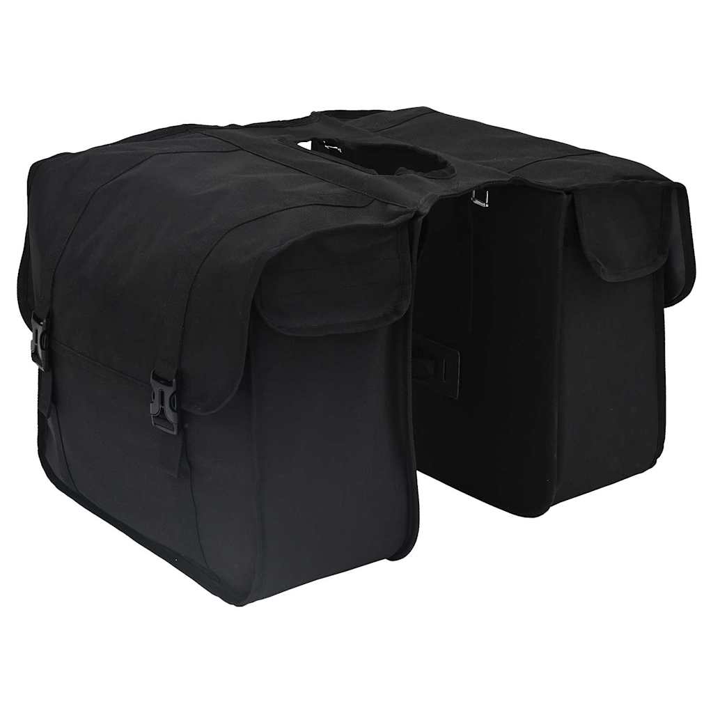 vidaXL Bolsa de bicicleta Negro 40 x 18,5 x 35 cm Poliéster