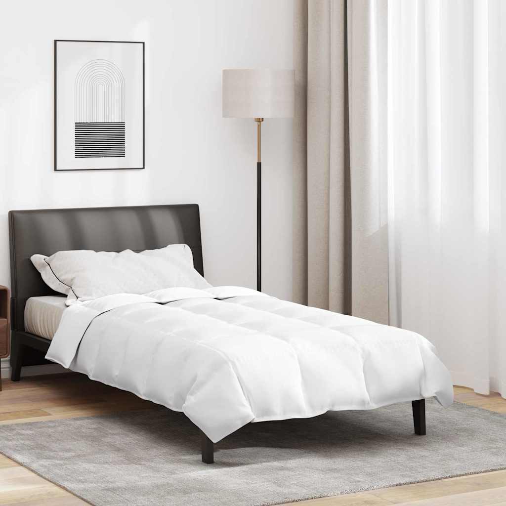 vidaXL Edredón de Invierno 140 x 200 cm Invierno Pluma Blanco