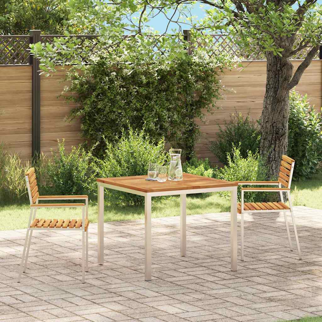 vidaXL Silla de Jardín 2 uds.