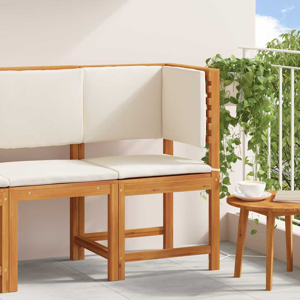 vidaXL Silla de Jardín Marrón 50 x 50 x 91cm Madera maciza de Acacia