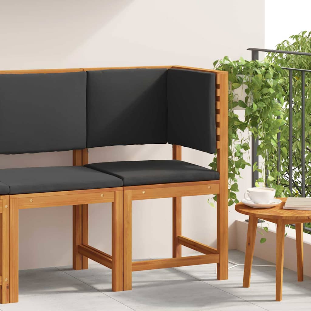 vidaXL Silla de Jardín Marrón 50 x 50 x 91cm Madera maciza de Acacia