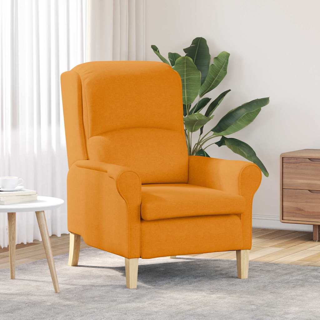vidaXL sillón Amarillo oscuro tela