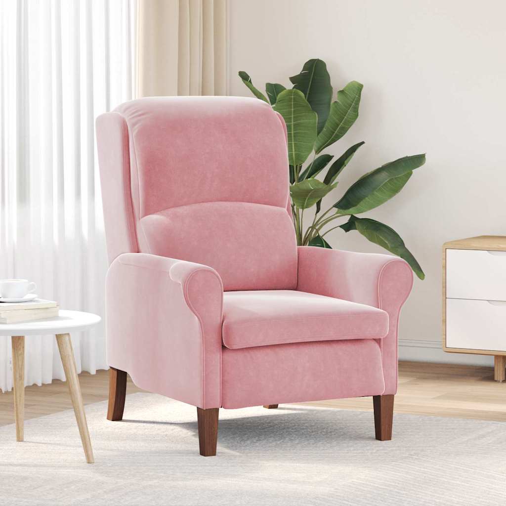 vidaXL sillón Rosa Terciopelo