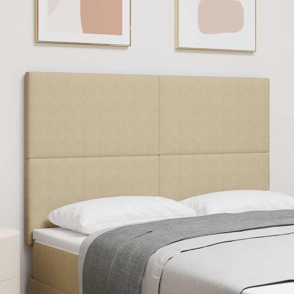 vidaXL Cabecero Verde Claro Gris 160 cm Tela de Pana