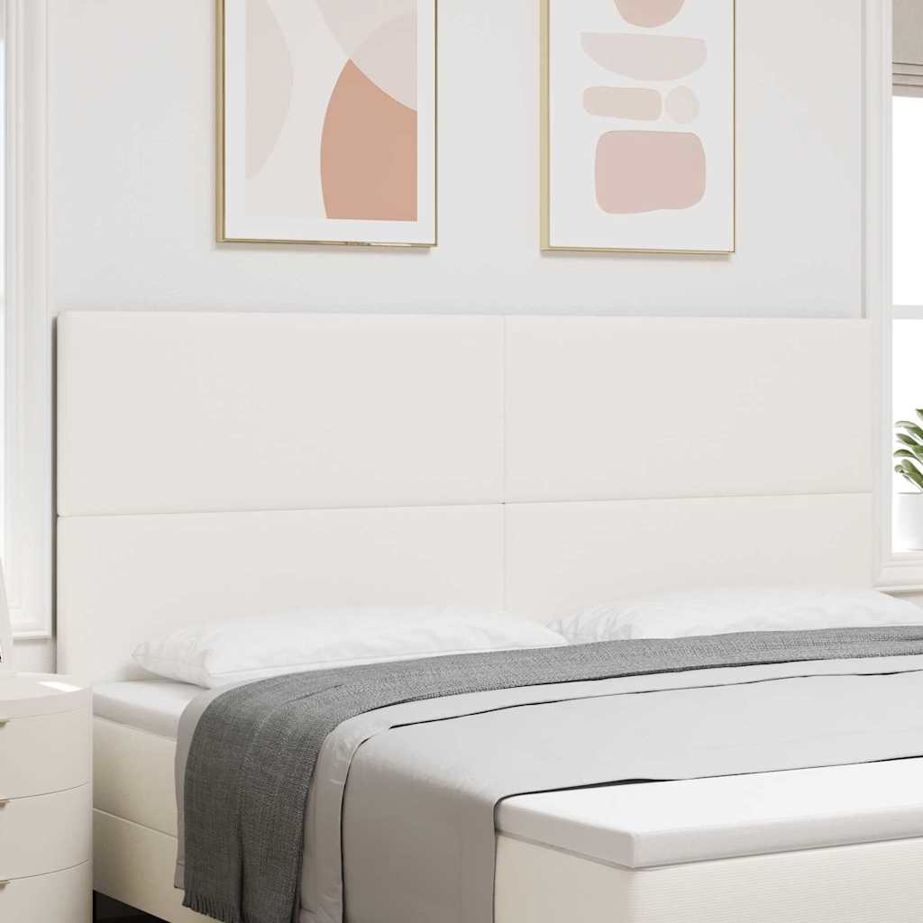 vidaXL Cabecero Crema 200 cm Tela de Pana