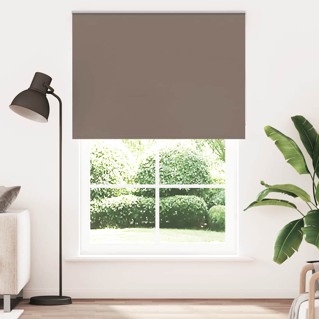 vidaXL Estor Enrollable Opaco Color Café 165x230cm Tela Ancho 161,6cm