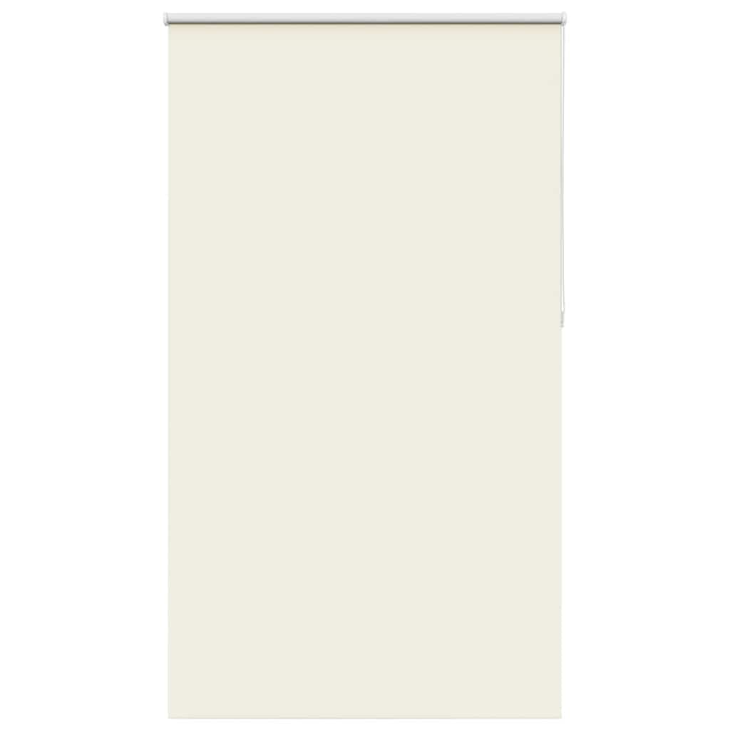 vidaXL Estor Enrollable Opaco Blanco Roto 130x210cm Tela Ancho 126,6cm