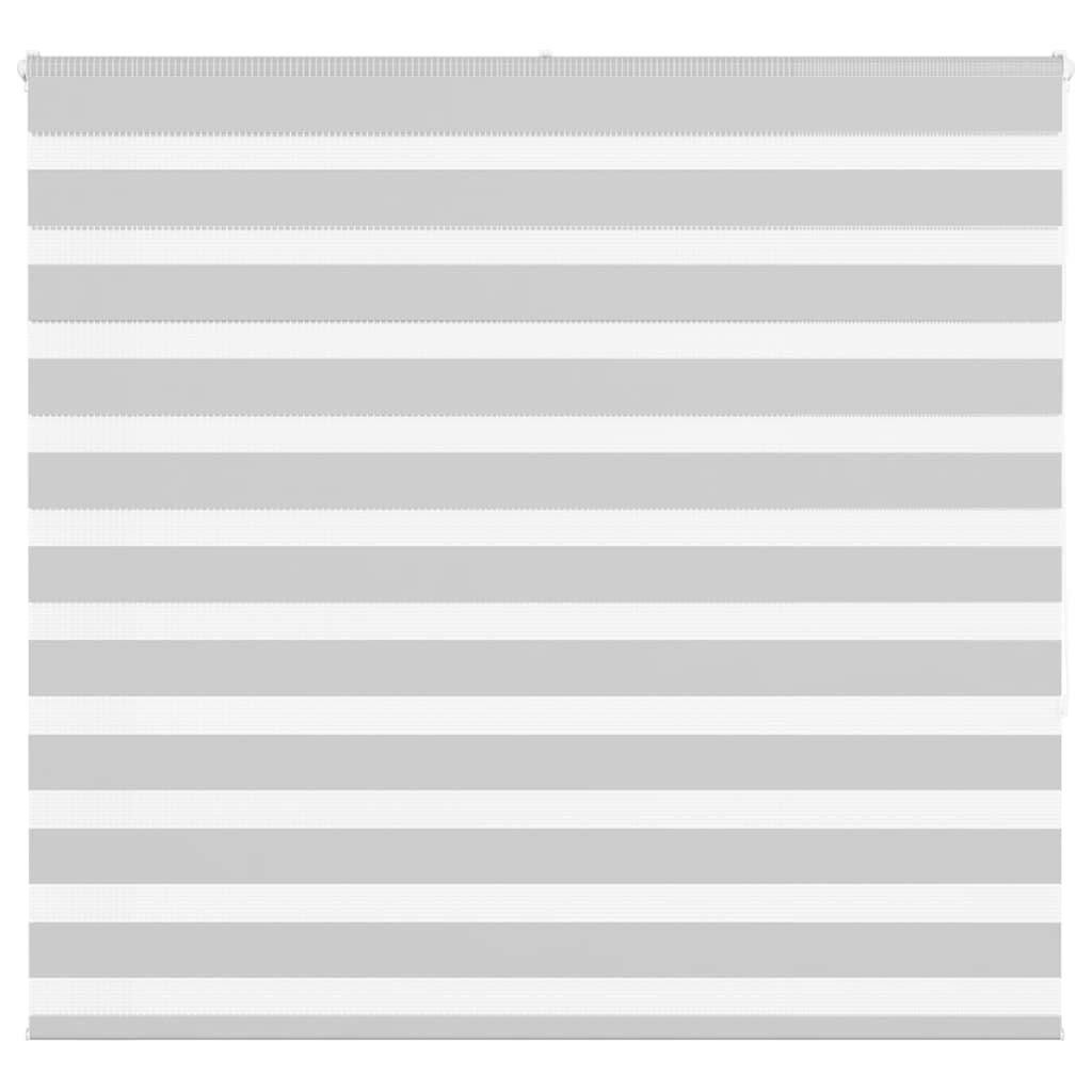 vidaXL Estor cebra gris claro 160x150cm tejido ancho 155,9cm poliéster