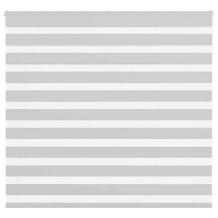 vidaXL Estor cebra gris claro 160x150cm tejido ancho 155,9cm poliéster