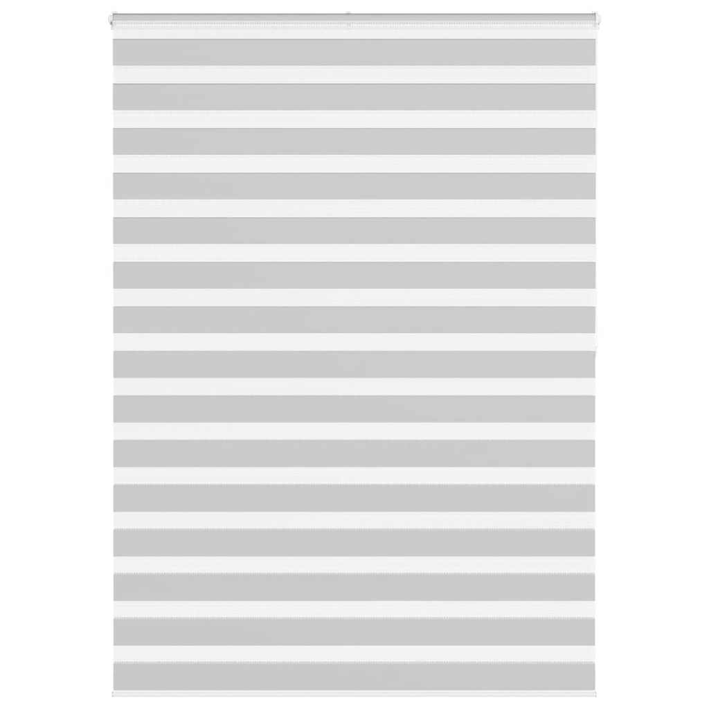 vidaXL Estor cebra gris claro 160x200cm tejido ancho 155,9cm poliéster