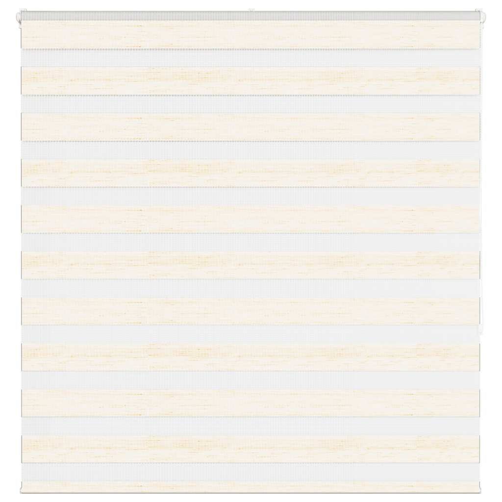 vidaXL Estor cebra beige mármol tejido ancho 145,9 cm poliéster