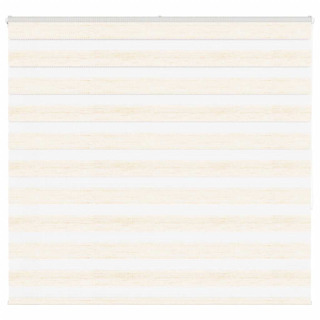 vidaXL Estor cebra beige mármol tejido ancho 155,9 cm poliéster
