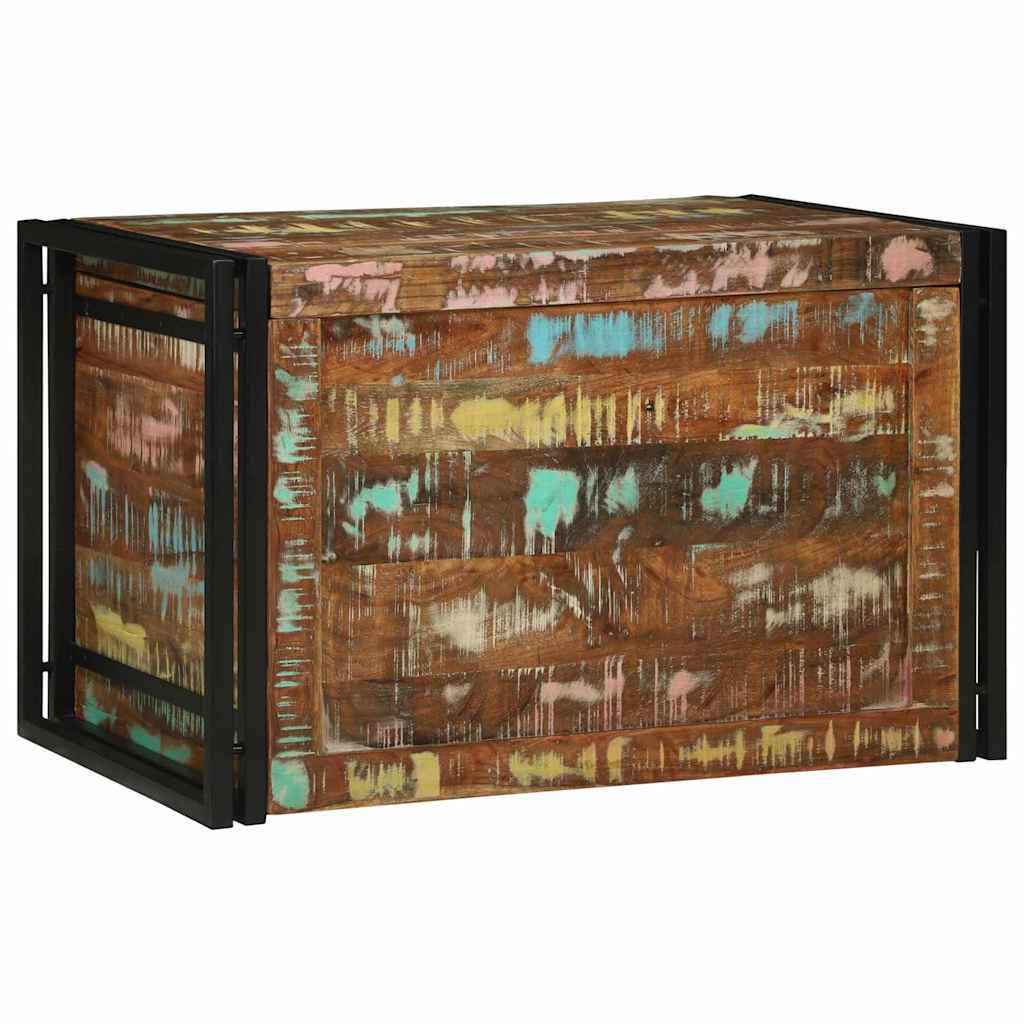 vidaXL Caja de Almacenamiento 80 x 50 x 50 cm madera reciclada