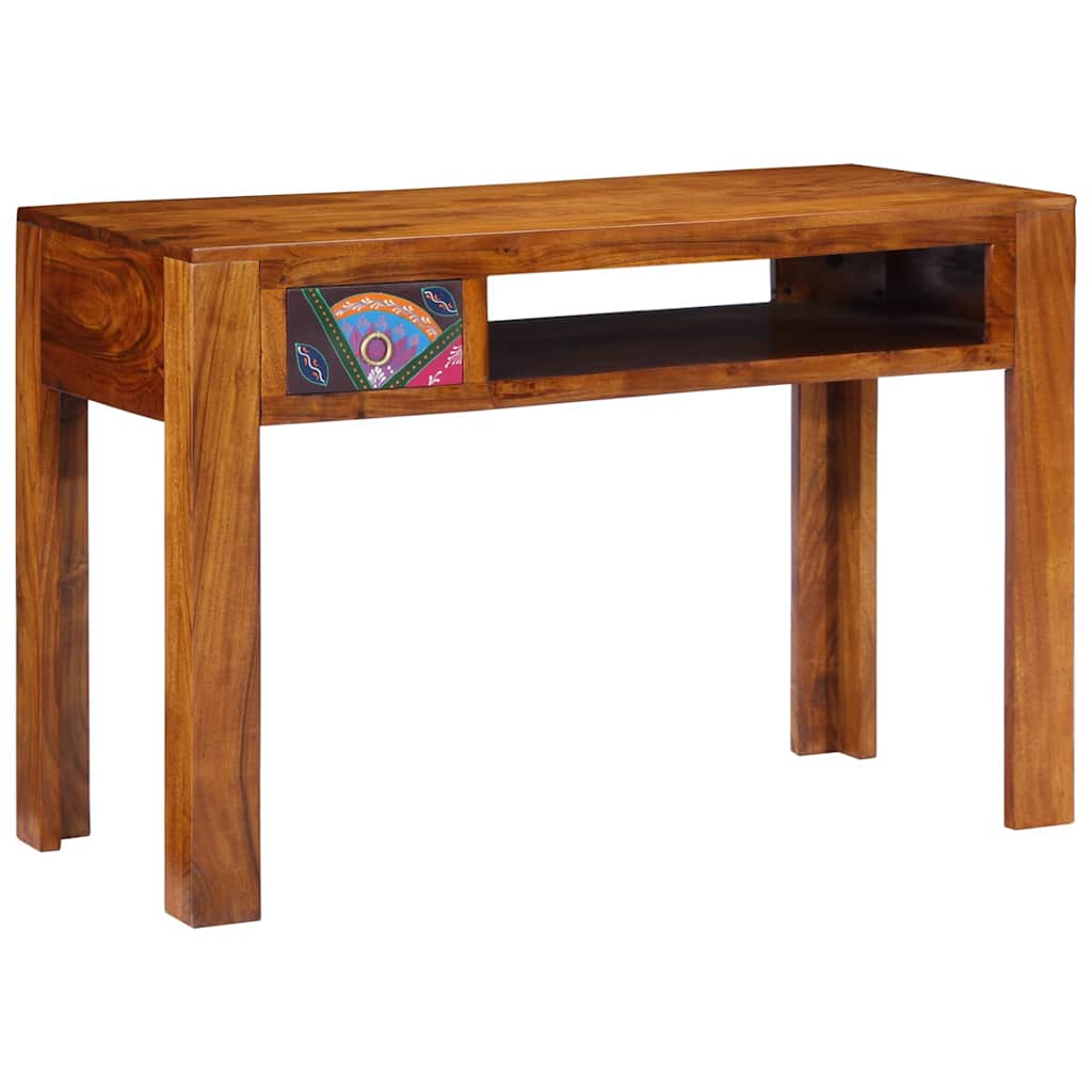 vidaXL Escritorio con cajón con almacenamiento Marrón 110 x 50 x 73 cm